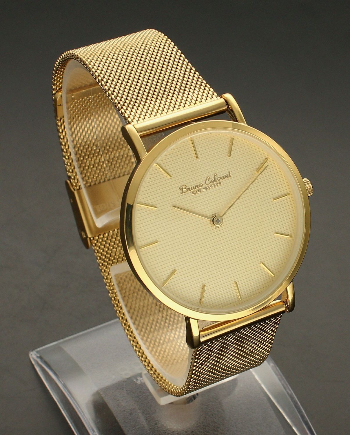 Zegarek damski na bransolecie biżuteryjnej Bruno Calvani BC90516 gold.jpg